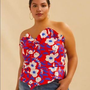 22w Brand New With Tags floral top